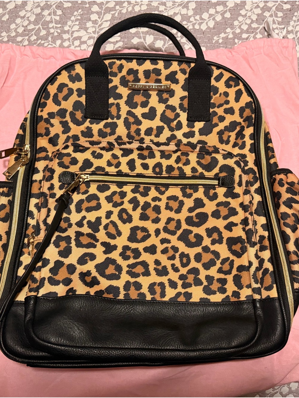 RARE Poppy & Peonies 2020 Charlie Leopard Backpack EUC
